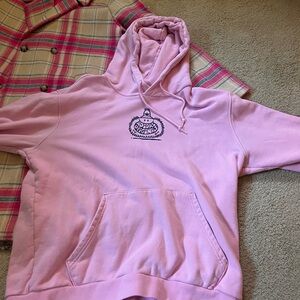 Adidas orginals pink sweatshirt size large.